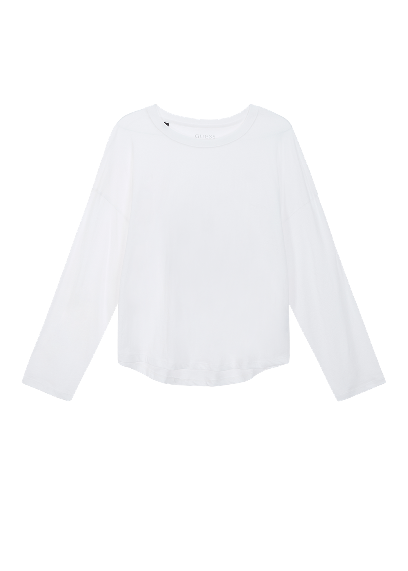 여성 린넨 루즈핏 티셔츠_WHITE
